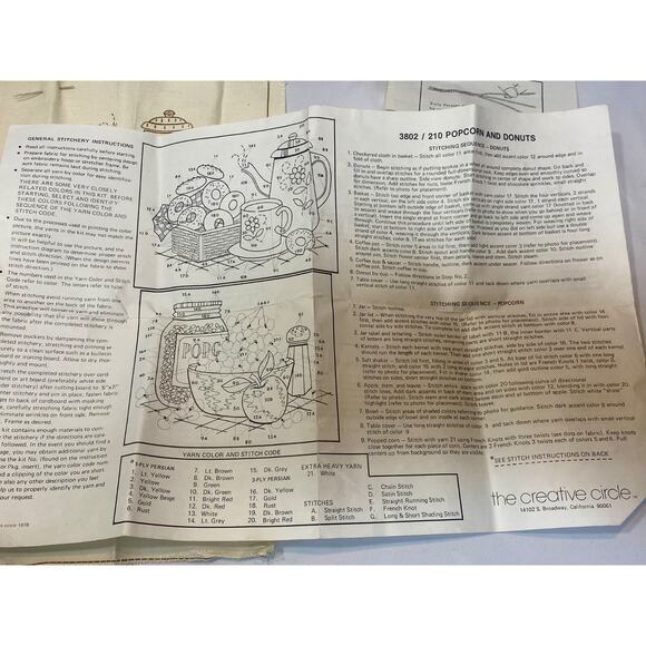 Vintage Crewel Embroidery Kits to Finish - Picture 7 of 11